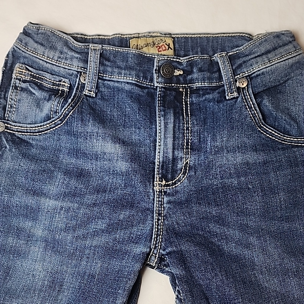 Wrangler 20X Boys Western Jeans Size 14 Bootcut Cowboy Denim Rodeo Farm